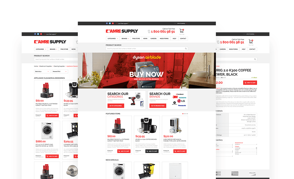 AmreSupply — screen